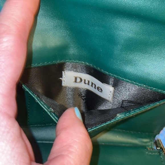 Dune London Green Velvet Wallet - Picture 7 of 13